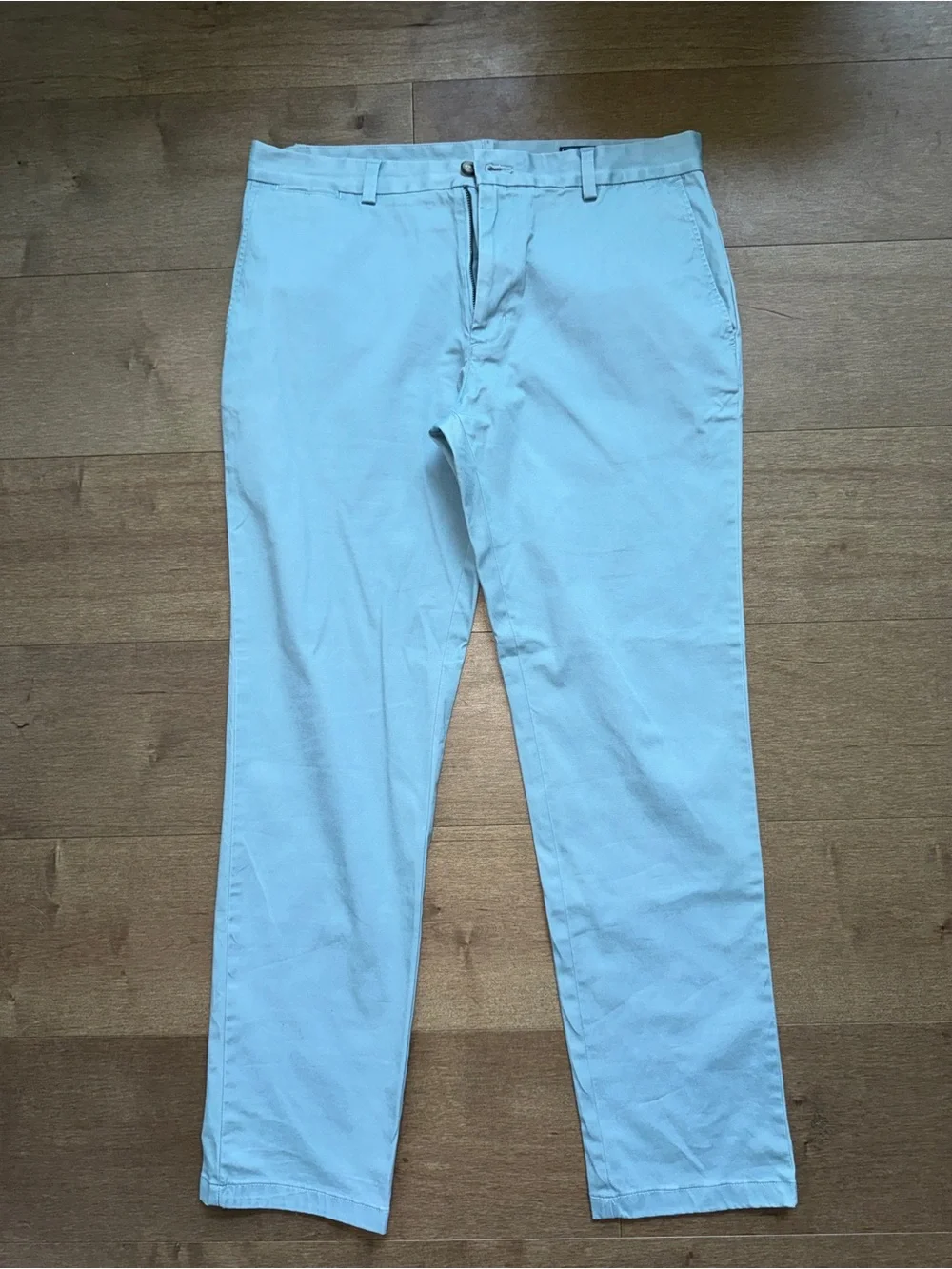 Men's Vineyard Vines Breaker Pant Light Blue Chino Pants 34/32 Lightly Worn
